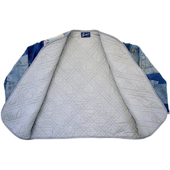 Vintage Scofield Tacoma Quilt Patchwork Jacket Womens One size - Picture 3 of 10